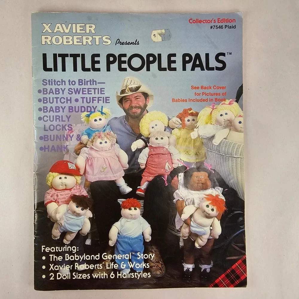 Xavier Roberts Little‎ People Pals Collector's Edition 7546 Plaid Craft Book
